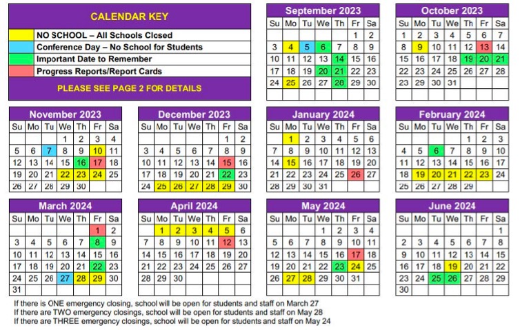 Central Islip SD 23-24 Academic Calendar